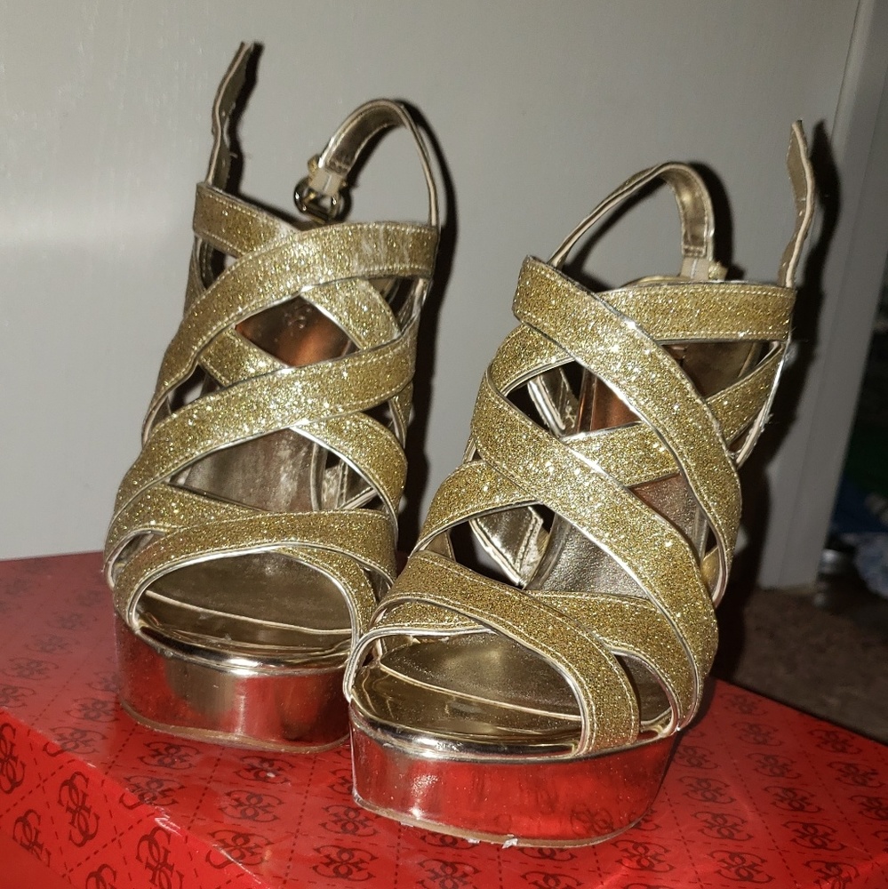 Sexy Gold Heels